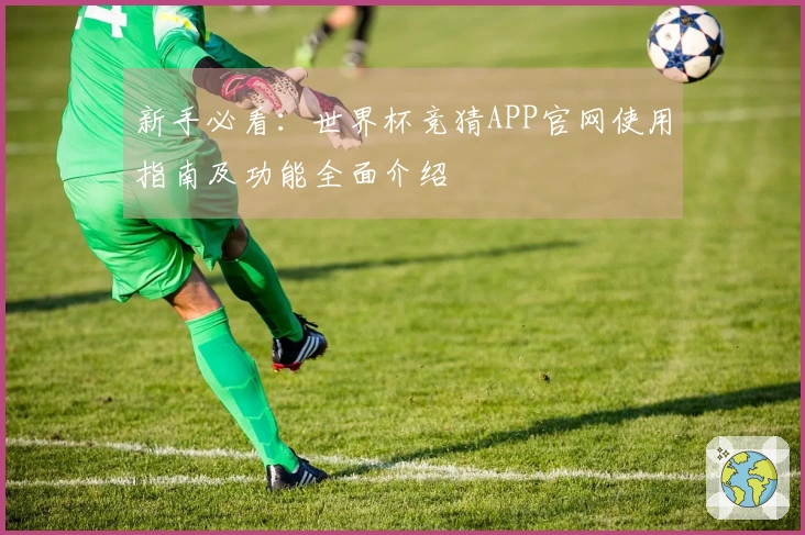 新手必看：世界杯竞猜APP官网使用指南及功能全面介绍